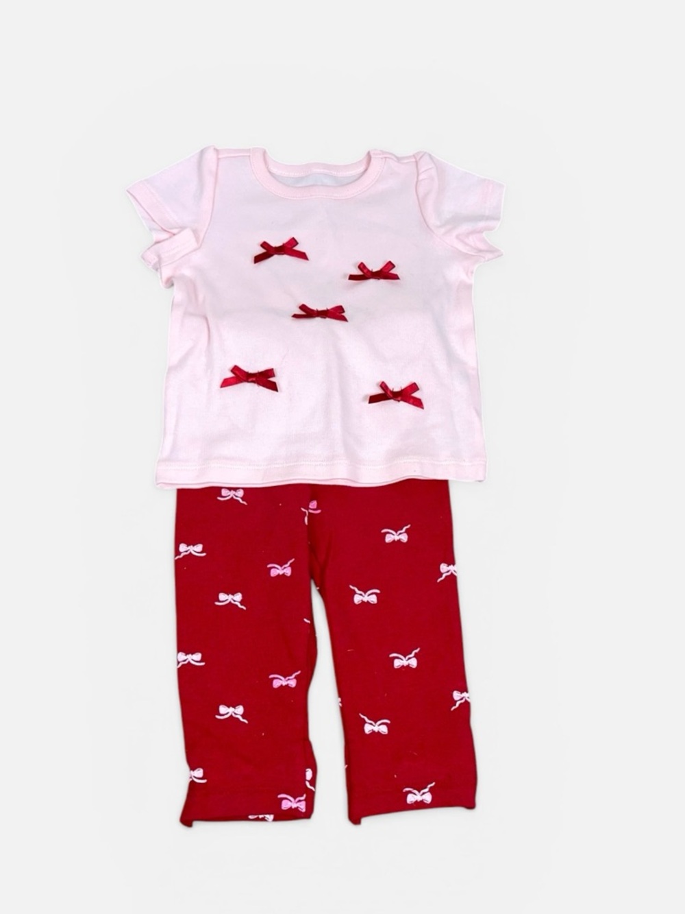 Girls 4-Piece Adorable Bow 🎀 Bundle  Size 6-9mo
